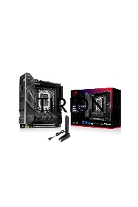 Материнская плата ASUS ROG STRIX B860-I GAMING WIFI, LGA1851, Intel B860, 2xDDR5, 4xSATA, 2xM.2, 1xPCIe 5.0 x16, 1xDP, 1xHDMI, 1xThunderbolt 4, 1x2.5Gb LAN, Wi-Fi 7, 2xUSB 2.0, 3xUSB 3.2 Gen 1, 1xUSB 3.2 Gen 2, 1xUSB 3.2 Gen 2x2, 1xUSB-C, 1xS/PDIF, 2x3.5 