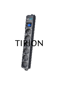 Сетевой фильтр Pilot S Max (5 euros + 1GP), 15A/3.5kVA, automatic, 10 m, graphite