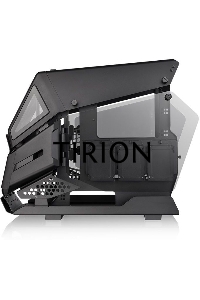 Корпус без блока питания Thermaltake AH T200/Black/Win/SPCC/5mm Tempered Glass*2