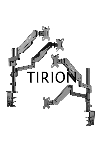 Кронштейн (держатель) ONKRON G140 для двух мониторов 13