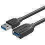 Кабель-удлинитель Vention USB 3.0 AM/AF - 2м Black Edition