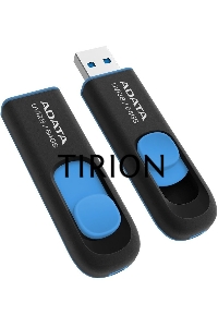 Флеш диск ADATA Flash Drive 64Gb UV128 AUV128-64G-RBE {USB3.0, BLACK/BLUE}