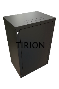 Шкаф коммутационный WRline (WR-TW-2245-SR-RAL9004) настенный 22U 600x450мм пер.дв.металл 2 бок.пан. 60кг черный 370мм 1086мм IP20 сталь