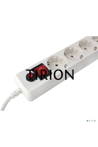 Гарнизон Сетевой фильтр EHLW-1 10А 1.8м 5 розеток белый (21214)