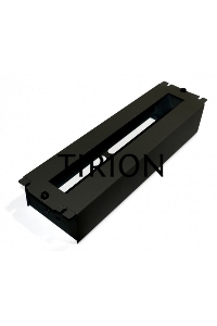 Рейка-DIN Hyperline BPB19-PS-3U-RAL9005 1U черный (упак.:1шт)