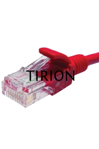 Патч-корд Suprlan 10-0154 UTP RJ-45 вил.-вилка RJ-45 кат.5E 3м красный LSZH 24AWG