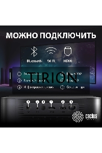 Проектор Cactus CS-E2.SG DLP 5600Lm (1920x1080) 200000:1 ресурс лампы:20000часов 1xUSB typeA 1xHDMI 4.2кг