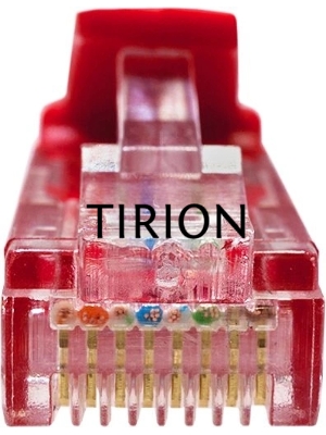 Патч-корд Suprlan 10-0154 UTP RJ-45 вил.-вилка RJ-45 кат.5E 3м красный LSZH 24AWG