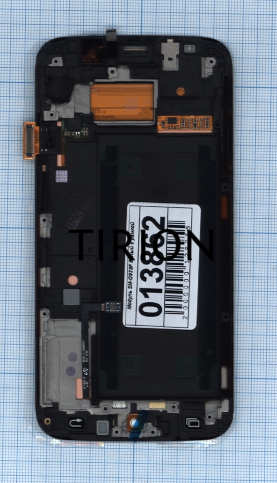 Дисплей для Samsung Galaxy S6 Edge SM-G925F белый с рамкой