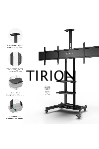 Стойка для двух телевизоров с кронштейном ONKRON TS1881DV 40