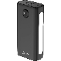 Мобильный аккумулятор Cactus CS-PBFSJA-30000 30000mAh 4.5A 2xUSB-A/USB-C черный