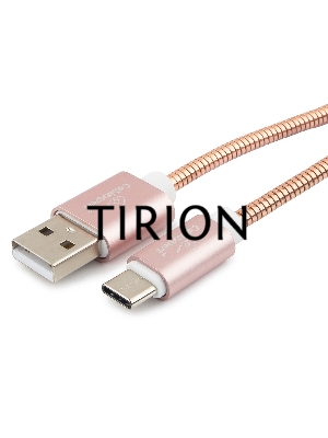Кабель USB 2.0 Cablexpert CC-G-USBC02Cu-1.8M, AM/Type-C, серия Gold, длина 1.8м, золото, блистер