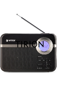 Радиоприемник Vitek VT-3592 (BK) Тип батареек UM-2/С. Выходная мощность 1 вт.