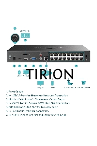 Видеорегистратор TP-Link VIGI NVR2016H-16P 16 Channel PoE+ Network Video Recorder