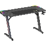 Стол игровой Cactus CS-GTZ-BK-RGB столешница ДСП, черный каркас черный