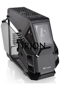 Корпус без блока питания Thermaltake AH T200/Black/Win/SPCC/5mm Tempered Glass*2