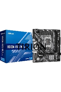 Материнская плата ASRock H610M-HVS/M.2 R2.0, LGA 1700, Intel H610, 2xDDR4, 4xSATA, 1xM.2, 1xPCIe 4.0 x16, 1xPCIe x1, 1xHDMI, 1xVGA, 1x 1Gb LAN, 4xUSB-A 2.0, 2xUSB-A 3.2 Gen 1, 3x3.5 мм, 7.1, mATX