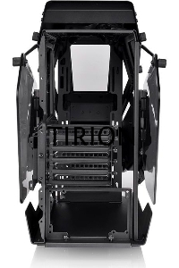 Корпус без блока питания Thermaltake AH T200/Black/Win/SPCC/5mm Tempered Glass*2