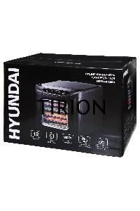 Сушка для фруктов и овощей Hyundai HYFD-P1203 12под. 500Вт черный