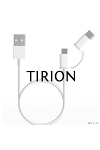 USB-кабель Xiaomi Mi 2-in-1 USB Cable Micro-USB to Type-C  (30cm)