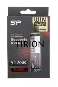 Накопитель SSD Silicon Power P34A60, 512GB, M.2 2280, PCIe 3.0 x4, NVMe, R/W 2200/1600