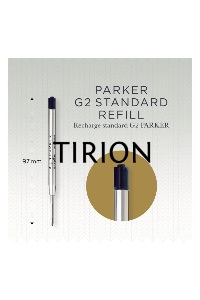 Стержень шариковый Parker QuinkFlow Z08 (CW1950372) M 1мм черные чернила блистер (2шт)