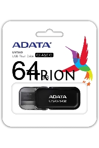 Флеш диск 64GB ADATA UV240, USB 2.0, Черный