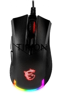Мышь проводная MSI Clutch GM50 черный, 7200 dpi, USB, кнопки - 6