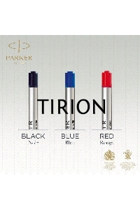 Стержень шариковый Parker QuinkFlow Z08 (CW1950372) M 1мм черные чернила блистер (2шт)