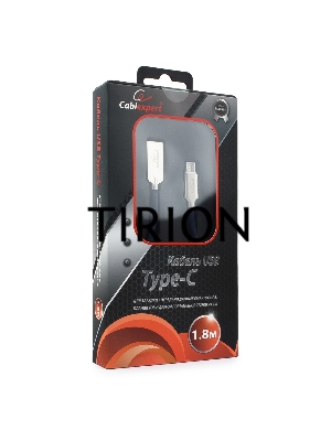 Кабель USB 2.0 Cablexpert CC-P-USBC02Bl-1.8M, AM/Type-C, серия Platinum, длина 1.8м, синий, блистер