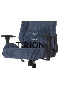 Кресло игровое Knight N1 Fabric синий Light-27 с подголов. крестовина металл