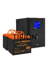 Комплект ИБП EX295989RUS + батарея 75Aч EX285653RUS 2шт ExeGate SineTower SZ-2000.LCD.AVR.3SH.1C13.USB + батарея ExeGate HRL 12-75 (12В, 75Ач) 2шт