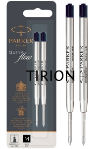 Стержень шариковый Parker QuinkFlow Z08 (CW1950372) M 1мм черные чернила блистер (2шт)
