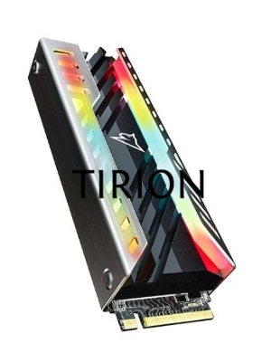 Накопитель SSD Netac NV3000 RGB, 2TB, PCIe 3.0 x4, M.2 2280, NVMe, R/W 3500/2100, с радиатором