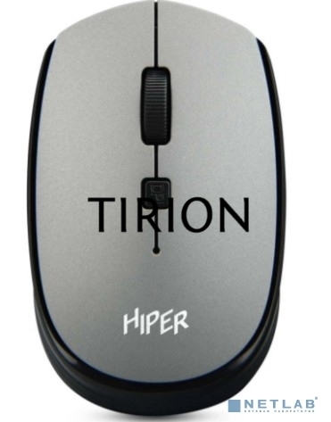 Мышь беспроводная HIPER HOMW-081 серый, 1600 dpi, радиоканал, USB, кнопки - 4