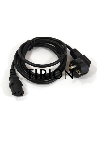 Кабель компьютер-розетка 220V (EURO) <VDE> 3G0,75mm2 VCOM {CE021-CU} 1,8м