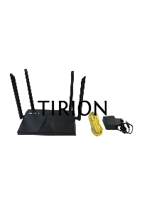 Двухдиапазонный Wi-Fi 6 маршрутизатор AX1800, 1x1000Base-T WAN, 3x1000Base-T LAN, 4 внешние антенны 5 dBi