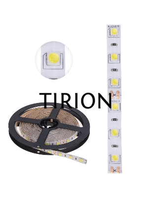 Лента LED 3 м 12 В 5050 6500 К IP65 60 LED/м для БП с клеммами LAMPER