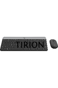 Клавиатура + мышь Logitech MK470 клав:черный/серый мышь:черный USB беспроводная slim (920-009204)