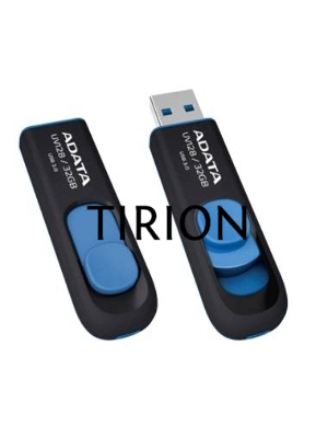 Флеш диск 128GB ADATA UV128, USB 3.0, черный/синий