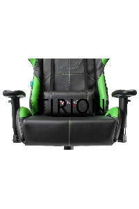 Кресло игровое Бюрократ VIKING 5 AERO LGREEN черный/салатовый искусственная кожа