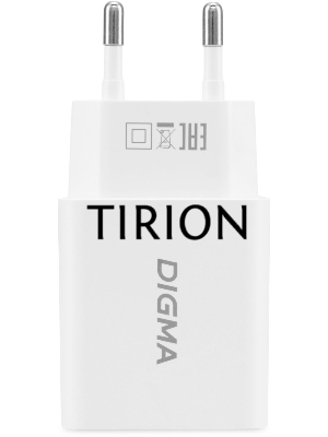 Сетевое зарядное устройство Digma DGW2D 20W 3A+1A (PD+QC) USB-C/USB-A универсальное белый