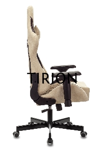 Кресло игровое Бюрократ VIKING 7 KNIGHT BR FABRIC коричневый текстиль/эко.кожа крестовина металл/пластик