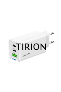Зарядное устройство Cablexpert MP3A-PC-65, 65Вт GaN, 3,25A, QC4.0/PD, 2xType-C, 1xUSB, белый, коробка