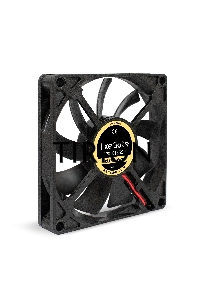Вентилятор для корпуса ExeGate ExtraPower EP08015S2P черный, 80 мм, 2500 об/мин, 25.5 дБ, 2 pin