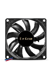Вентилятор для корпуса ExeGate ExtraPower EP08015S2P черный, 80 мм, 2500 об/мин, 25.5 дБ, 2 pin