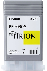 Картридж CANON Pigment Ink PFI-030 Yellow желтый (55 мл) для Canon imagePROGRAF TM-240, TM-340