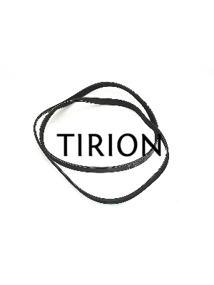 Ремень 1244 J5 / 1245 J5 для стиральной машины Indesit, Ariston, Whirlpool, Bauknecht черный 1244мм