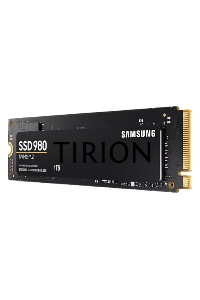 Накопитель SSD Samsung 980, 1000GB, PCIe 3.0 x4, M.2 2280, NVMe, R/W 3500/3000