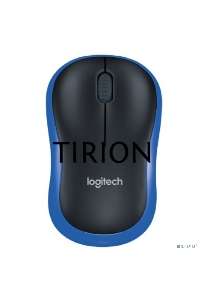 Мышь беспроводная Logitech M185 синий, 1000 dpi, радиоканал, USB, кнопки - 3